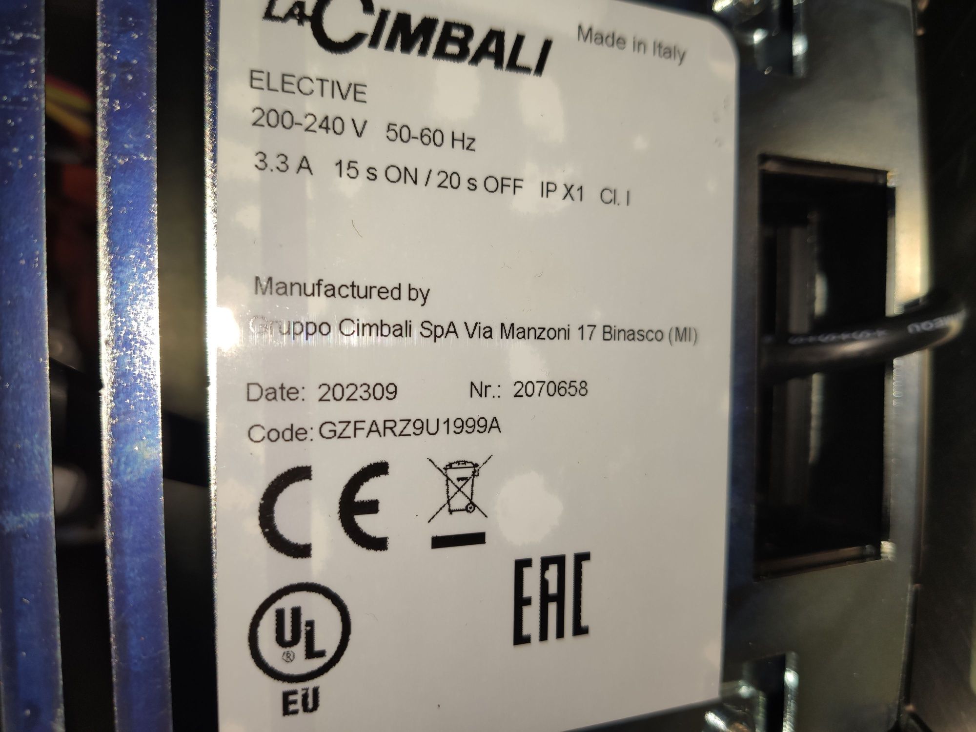 S01_1_Кофемолка La Cimbali Elective